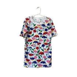 Hanna Andersson Girls Pajamas Set Sz 12 Fairy Flower Short Sleeve Summer Cotton